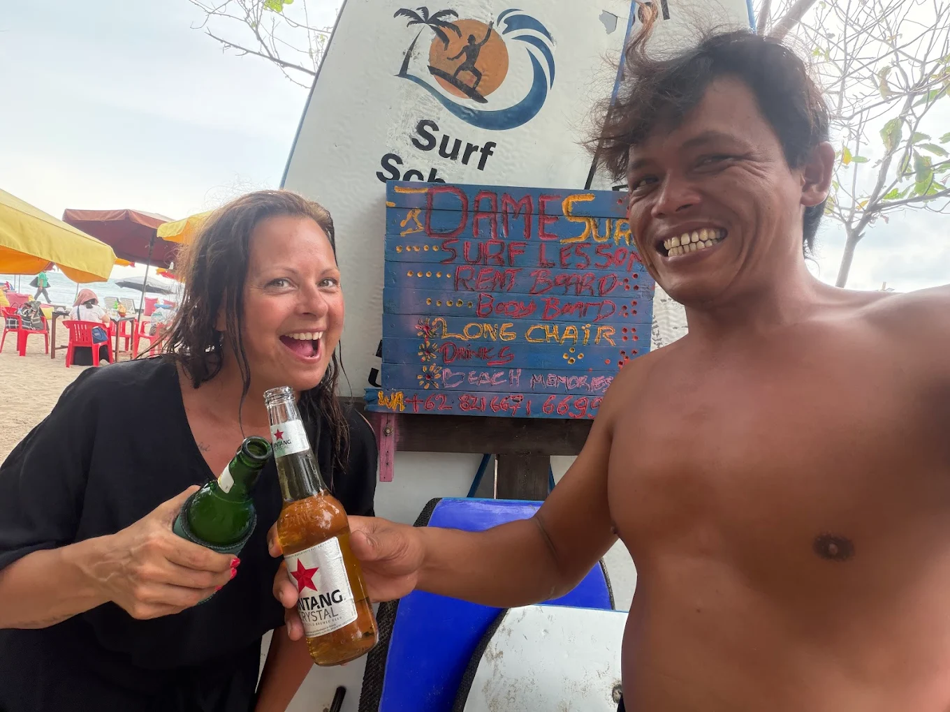 Surf school fun
